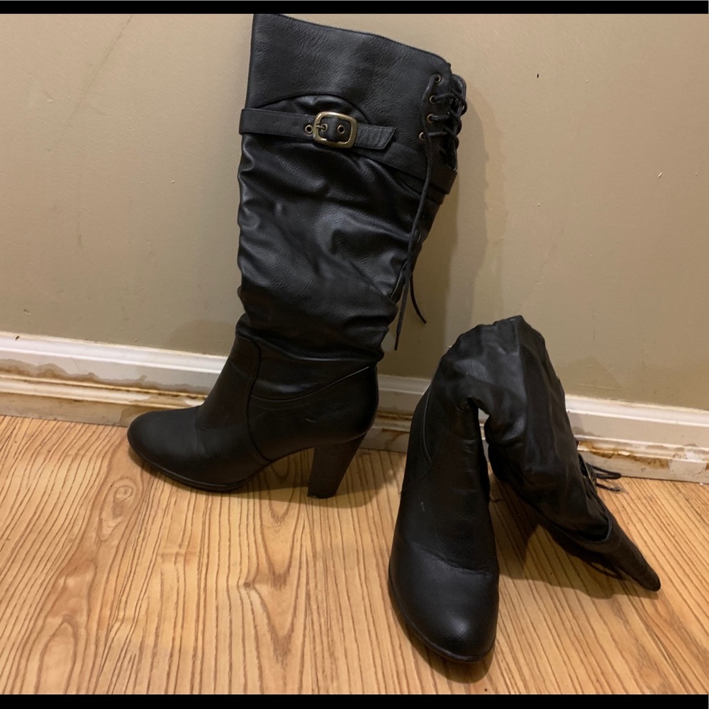 Black boots